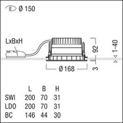 Zumtobel Group - Downlight/Strahler/Flutlicht LED - Downlight PANOS R  #62926755 830