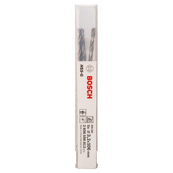 Bosch - Bohrer PRO Metal HSS-G 2608596813 Spiralbohrer 3,2 x