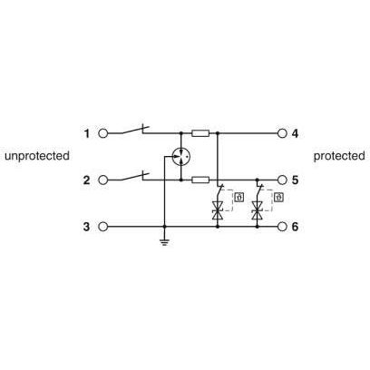 Phoenix Contact - Überspannungsableiter für Informations-/MSR-Technik Überspannungsschutzgerät 2906753