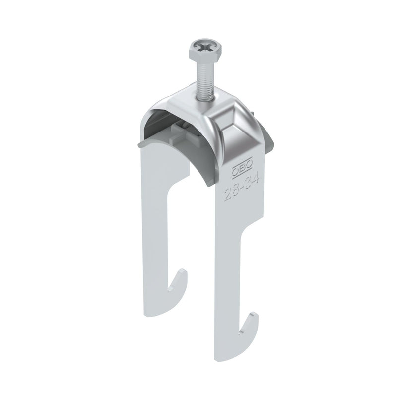OBO Bettermann - Bügelschelle BS-W1-K-34 ALU 28-34mm − 50 Stück