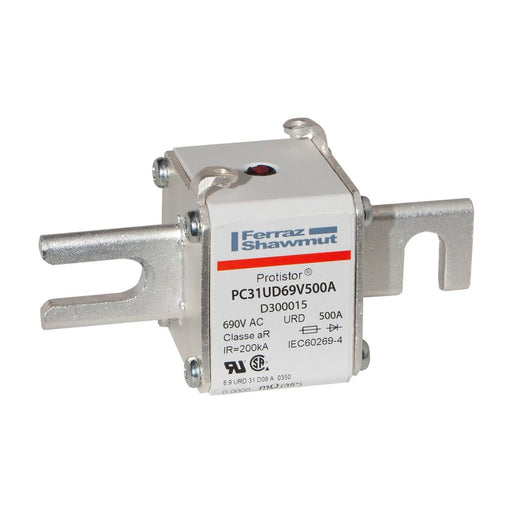 Mersen - HRC-Sicherung Sicherungseinsatz aR PC31UD69V500A Gr.31 AC690V 500A − 3 Stück