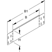 Niedax - Endstück für Kabelrinne Rinnenabschlussblech RADS 110.500 S 110x500mm