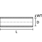 HellermannTyton - Kabelisolierschlauch Silikonschlauch SLP15-SI-BK (1000) schwarz − 1000 Stück