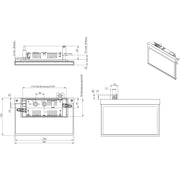 RP-Technik - Sicherheitsleuchte LED-Rettungszeichenleuchte AMR009-E ZB, Edelstahloptik