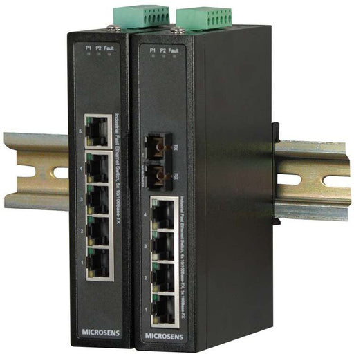 Microsens - Netzwerk Switch Industrie Fast Ethernet MS657100PX Switch 5x10/100BasTX