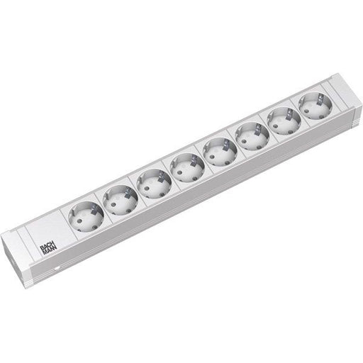 Bachmann - Power distribution unit (PDU) 19Zoll Steckdosenleiste 8f 333.001 H=52mm 8xSchutzk. ws
