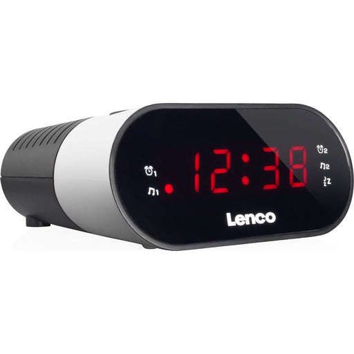 LENCO - Radio Uhrenradio CR-07 WHITE analog