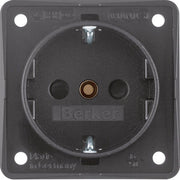 Berker - Steckdose Schuko-Steckd.anth 941952505 m.Schraubklemmen