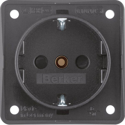 Berker - Steckdose Schuko-Steckd.anth 941952505 m.Schraubklemmen
