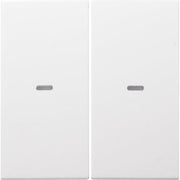 Berker - Abdeckung/Bedienelement für Installationsschalterprogramme Tast-Abdeckung 2f. pws 80960389