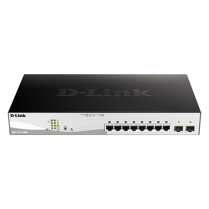 DLink - Netzwerk Switch 10-Port Gigabit Switch DGS-1210-10MP/E 2 Layer