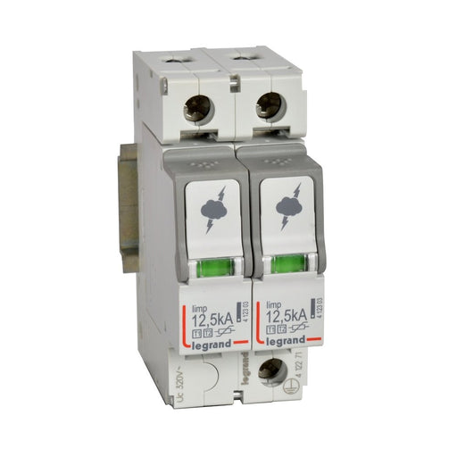 Legrand - Überspannungsableiter für Energietechnik/Stromversorgung Kombiableiter Legrand 412271 Typ 1+2, 2+0