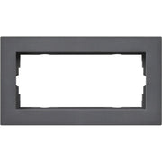 Gira - Abdeckrahmen 2fach anth 1002235 ohne M