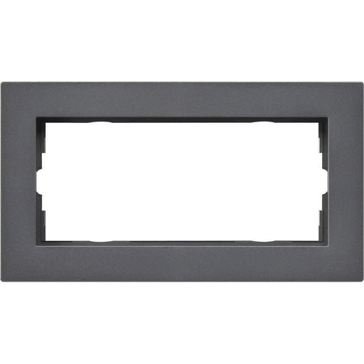 Gira - Abdeckrahmen 2fach anth 1002235 ohne M