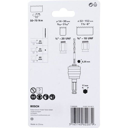 Bosch - Aufnahmeschaft für Lochsägen Power Change 2608599010 Plus Umrüst-Set