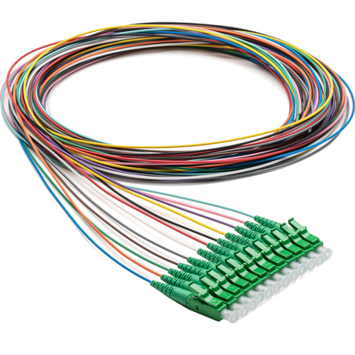 Corning - LWL-Pigtail LC-APC Aderpigtail 2M E9 1177460 GRÜN G657.A1 − 50 Stück