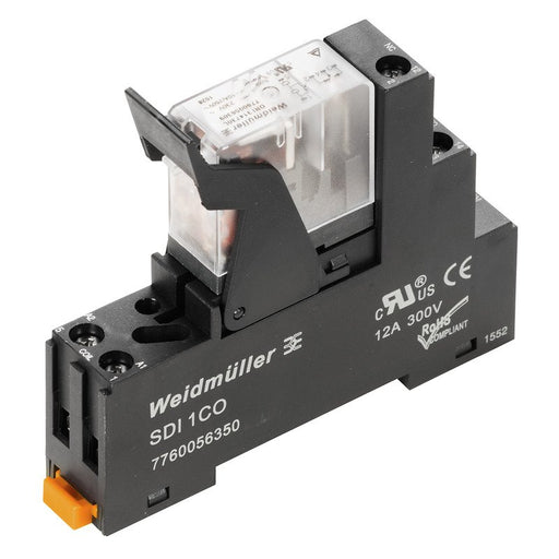 Weidmüller - Schaltrelais Koppelrelais 12VDC DRIKIT 12VDC 1CO LD 1 Wechsler − 10 Stück