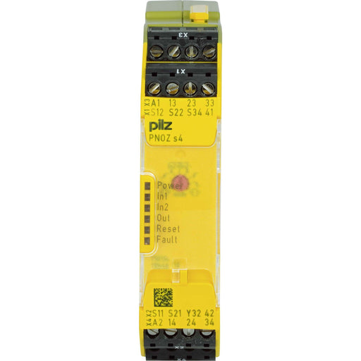 Pilz - Gerät zur Überwachung von sicherheitsgerichteten Stromkreisen Not-Aus-Schaltgerät PNOZ s4 #750134 48-240ACDC 3n/o 1n/c