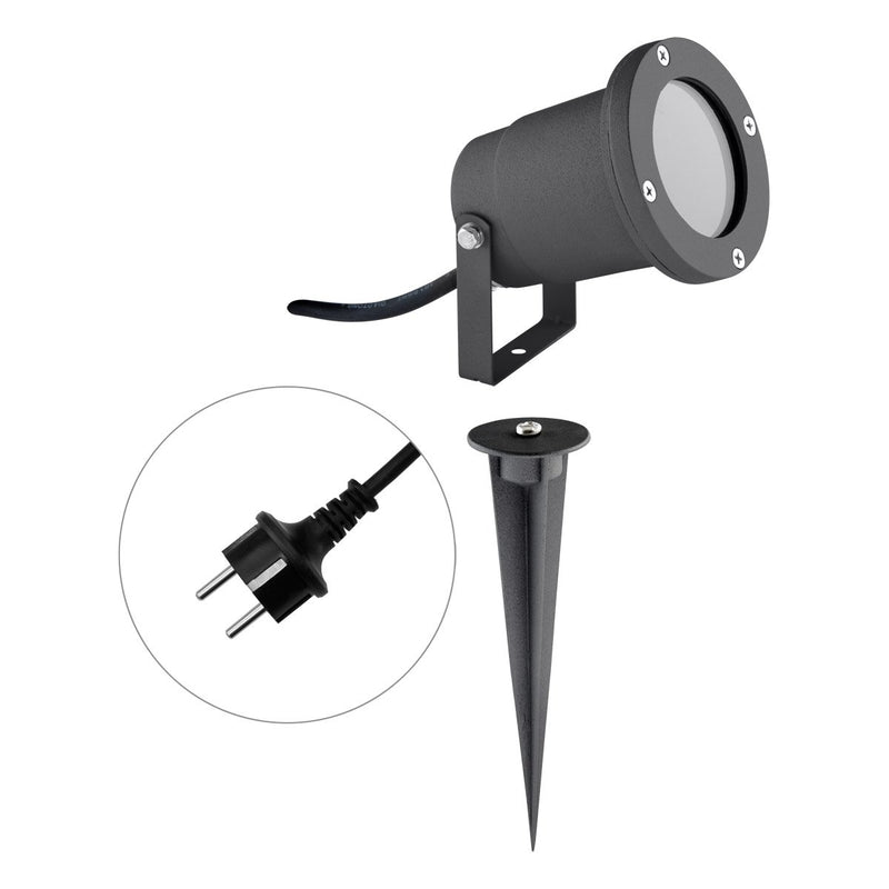 EVN Lichttechnik - Downlight/Strahler/Flutlicht Gartenspot 545235 GU10 max.11W