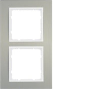 Berker - Abdeckrahmen Rahmen 2f.alu/pws 10123904