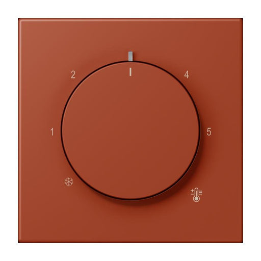 Jung - Abdeckung/Bedienelement für Installationsschalterprogramme Abdeckung für Thermostat LC 1749 BF 232 locre rouge (32110)