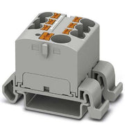 Phoenix Contact - Durchgangs-Reihenklemme Verteilerblock PTFIX10/6X4-NS35AGY − 8 Stück