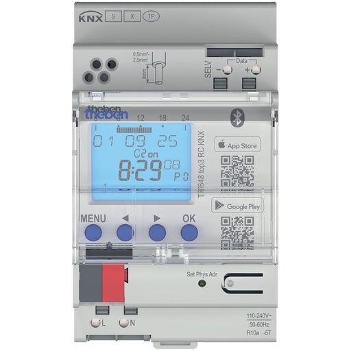 Theben - Bussystem-Zeitschaltuhr KNX-Stellantrieb TR 648 top3 RC KNX − 1 Stück