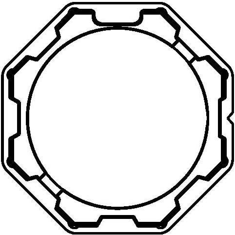 DELTA DORE - Zubehör/Ersatzteile für Tor-/Rollladenantriebe Adapter-Set Medium AM45-SW60 RTS/RTC/RTB f.60 8-k