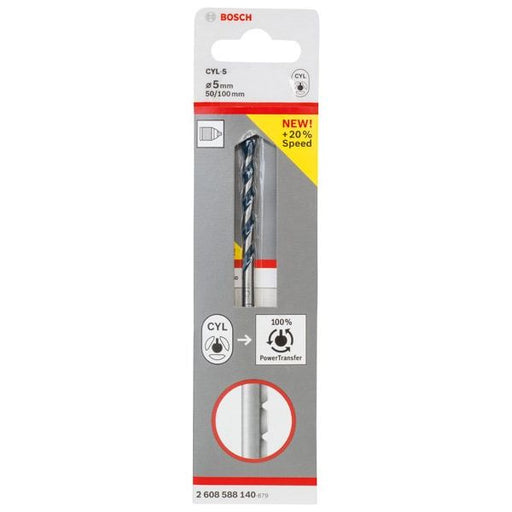 Bosch - Bohrer Betonbohrer CYL-5, Blue 2608588140 Granite 5 x 50 x 100 − 5 Stück