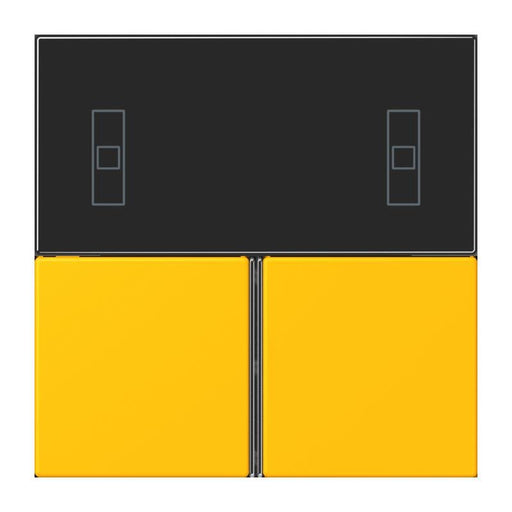 Jung - Abdeckung/Bedienelement für Installationsschalterprogramme Tastensatz 3fach LC 4093 TSA 263 le jaune vif