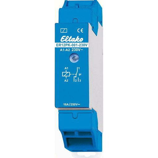 Eltako - Installationsrelais Schaltrelais mit Plombierk ER12PK-001-230V appe, 1 Wechsler 16A