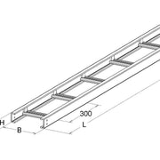 Niedax - Kabelleiter GFK-Kabelleiter ULL 53.400 53x400x6000mm − 6 Meter