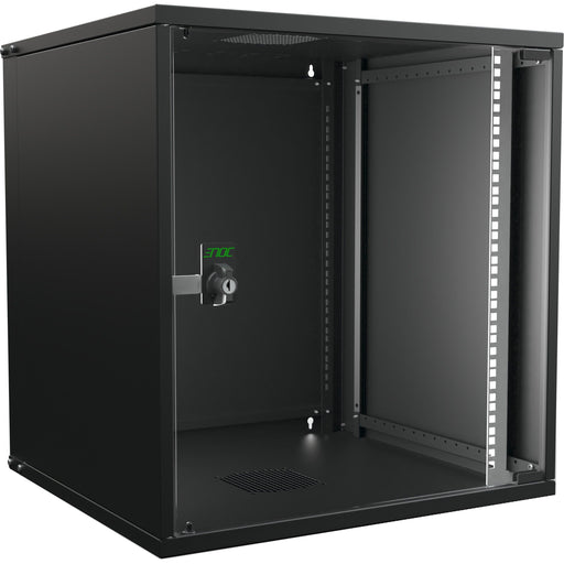 Enoc - Netzwerkgehäuse Wandschrank SNP 12HE sw W3 12-5-S-SNP 19"550x500x582mm