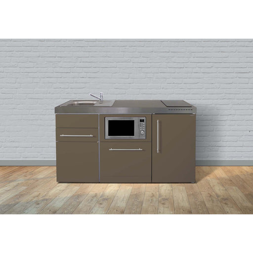 Stengel - Mini-Küche Miniküche Premiumline MPGSMMM160GSMWGKFreB Mokka metallic