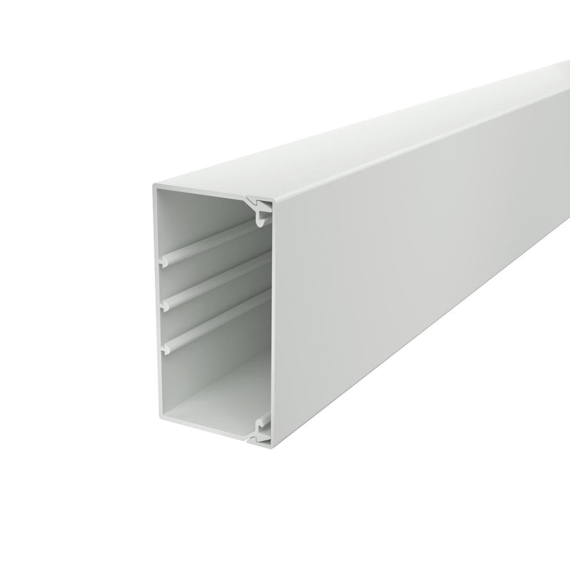 OBO Bettermann - Leitungsführungskanal Wand-/Deckenkanal WDKH-60110LGR 60x110x2000mm lgr − 2 Meter