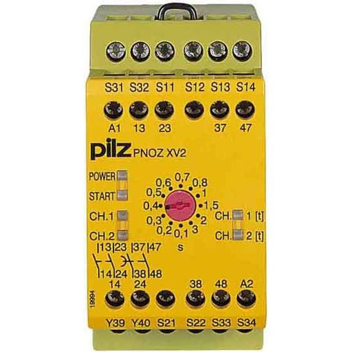Pilz - Gerät zur Überwachung von sicherheitsgerichteten Stromkreisen Not-Aus-Schaltgerät PNOZ XV2.1 #774552 3/24-240ACDC2n/o2not