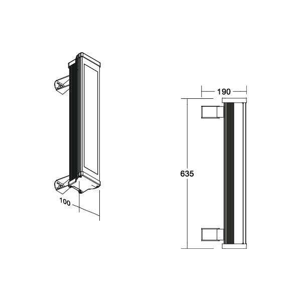 Brumberg Leuchten - Decken-/Wandleuchte LED-Wallwasher 60885646 6000K