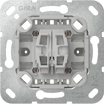Gira - Installationsschalter Tastschalter 383800 Wechsels.2fo.Kr.Ein