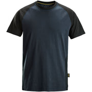 Snickers Workwear - T-Shirt 2-Farben T-Shirt 25509504003 XS,navy-schw