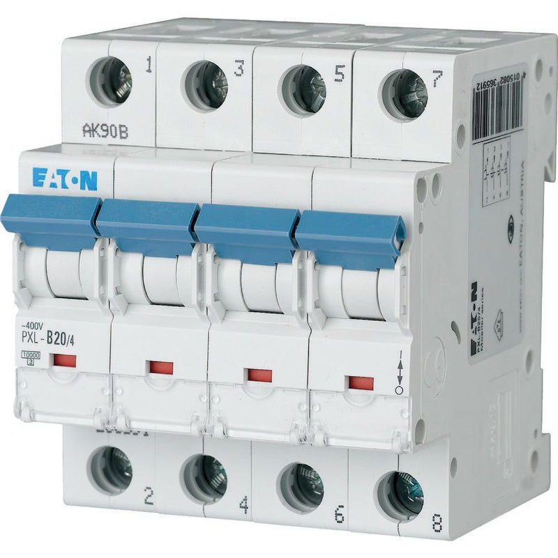 Eaton - Leitungsschutzschalter PXL-B20/4 20 A, 4p,Steckkl. B
