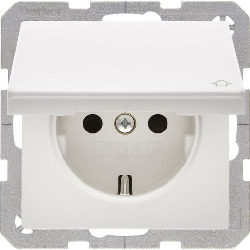 Berker - Steckdose SCHUKO-Steckdose 47516069 m.Klappdeckel