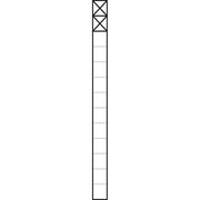 Siedle&Söhne - Kommunikations-Säule Kommunikations-Stele KS 613-2 W 1,3m weiss 2Mod