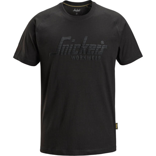 Snickers Workwear - T-Shirt Logo T-Shirt 25900400008 XXL,schwarz