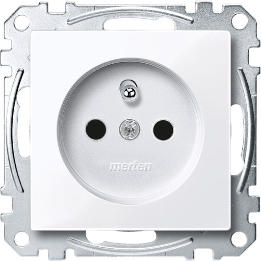 Merten - Steckdose aws/gl MEG2500-0325 Schutzk.stift BRS