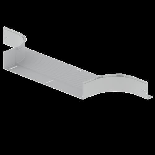 Unex - T-Stück für Kabelrinne T-Abzweiger 66648 lichtgrau, 100x600mm