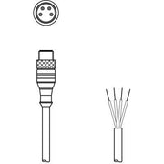 Leuze - Konfektioniertes Sensor-Aktor-Kabel Anschlussleitung KS U-M8-4A-P1-020