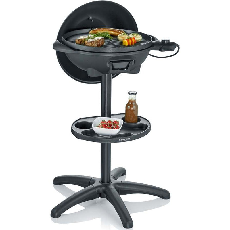 Severin - Grillgerät Barbecue-Kugelgrill PG 8541 sw m.Haube
