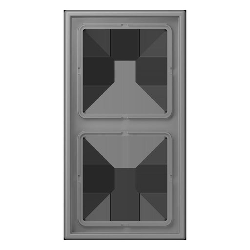 Jung - Abdeckrahmen Rahmen 2-fach LC 982 203 gris 31