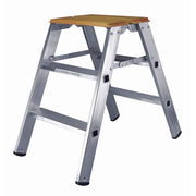 ILLER-LEITER - Stufenleiter Montagetritt, beidseitig 56703 2x3 Stufen