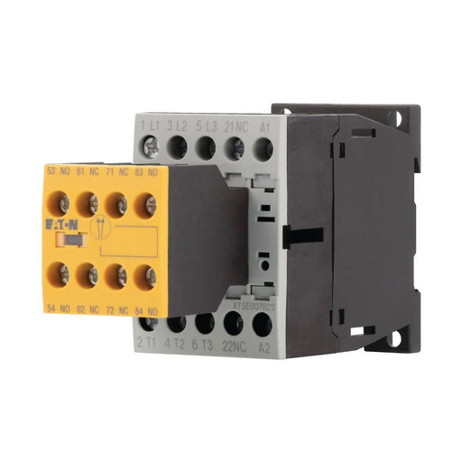 Eaton - Leistungsschütz zum Schalten von Wechselstrom Sicherheitsschütz DILMS7-23(24VDC) 3 kW, 2 S, 3Ö, 24 V